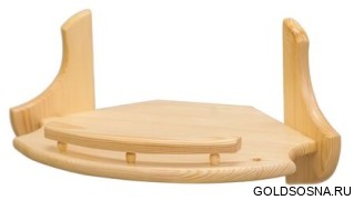 Полка угловая одинарная Полка угловая одинарная